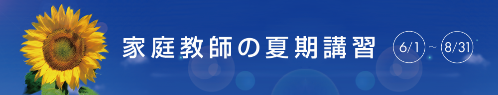 家庭教師の夏期講習 2024